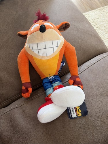 Crash bandicoot plush soft toy - crash,