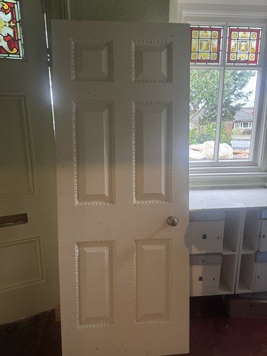 Solid wood white - white, 4-panel