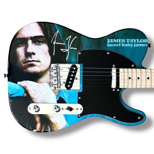 James taylor signed guitar - taylor,