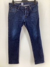 Pretty Green Castlefield Skinny Fit Denim Jeans Mens Size 34S Dark Wash