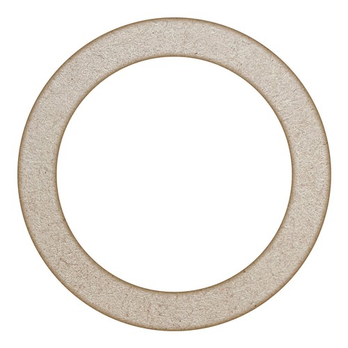 Circle frame mdf - laser, cut