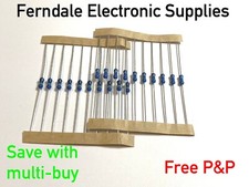 Resistor, Metal Film, 1%, 0.25W, 250 V, 155°C MF25 select 1 R - 1 M, 10/20 pk HQ