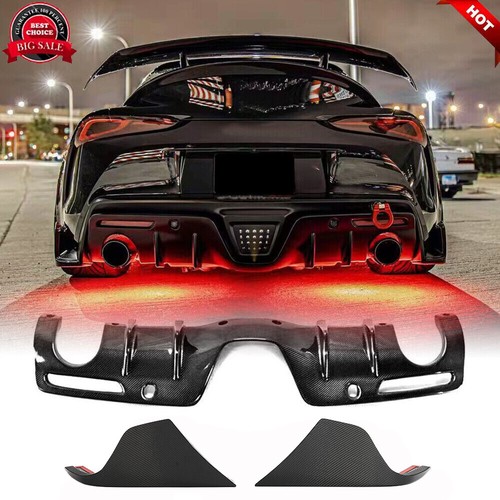 Carbon fiber rear diffuser - rear, lip