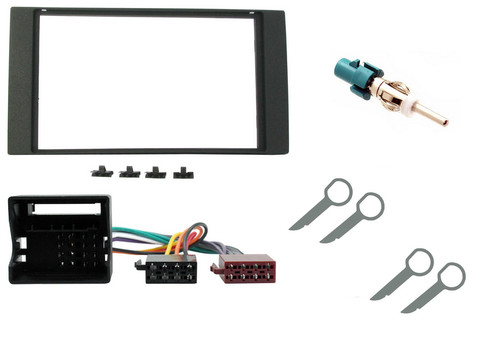 Double din stereo fascia facia - double,
