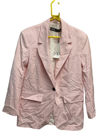 Zara pink blazer jacket single - blazer,