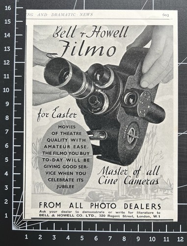 Bell howell filmo cine - &,