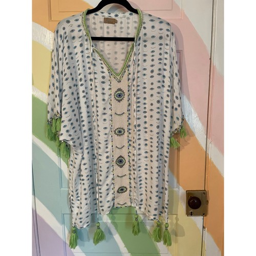 Skemo beaded kaftan cover - kaftan,