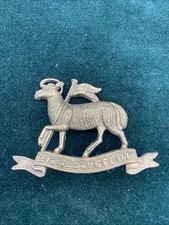 Reigate School OTC Cap Badge Brass