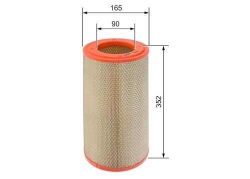Bosch 1457433332 air filter - air,