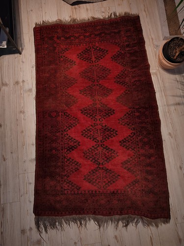 Vintage afghan rug - afghan, 190x115cm