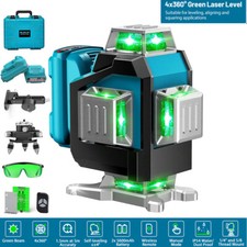 Elikliv 360° 4D 16 Line Automatic Self-Leveling Laser Level Green 200ft Measure