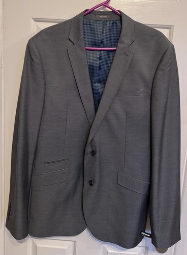 Mens two piece suit grey - suit,