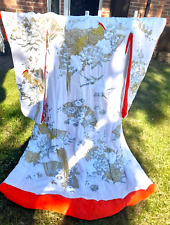 Vintage Uchikake 100% Silk Japanese wedding kimono