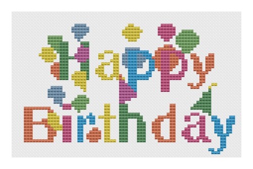 Happy birthday cross - happy,