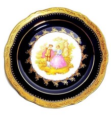 LIMOGES 22K GOLD CABINET PLATE