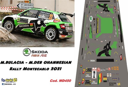 Decal skoda fabia - fabia, r5