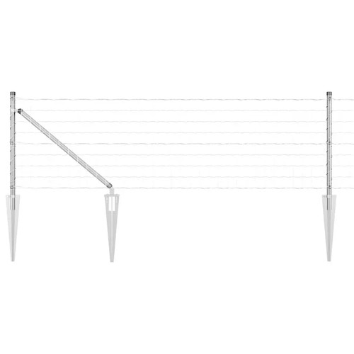 Euro fence with concrete base - euro,