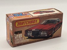 Matchbox Superfast No28 Lincoln Continental Excellent Empty Box Only