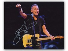 Bruce Springsteen 10x8" Signed