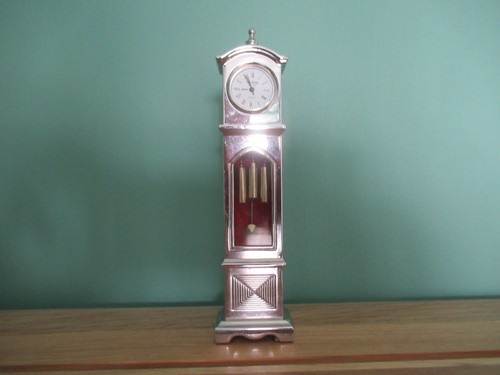 Miniature chrome grandfather - chrome,