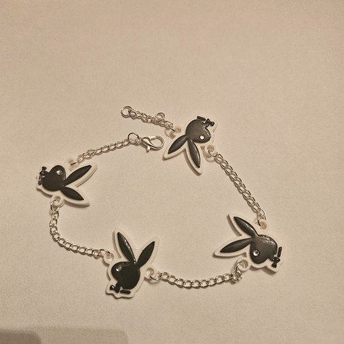 Black bunny enamel style - black,