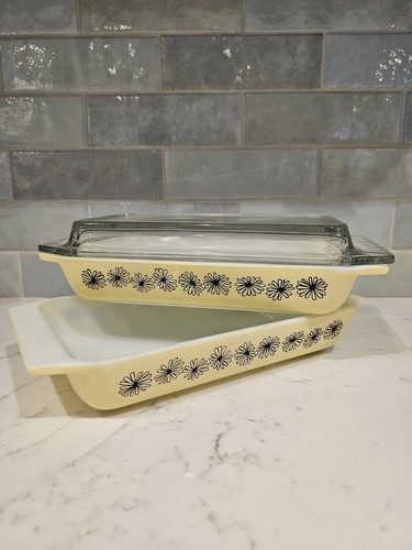 Vintage jaj pyrex yellow - 2x,