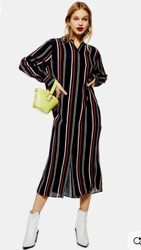 Topshop striped collared shirt - topshop,