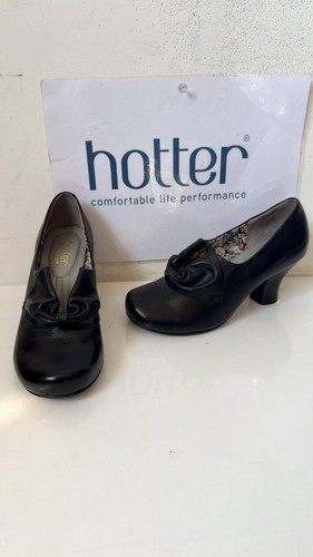 Hotter donna black leather - hotter,