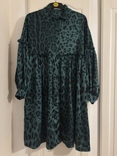 Women’s Animal Print Green O/S Dress