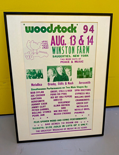 Woodstock framed poster - ’94,
