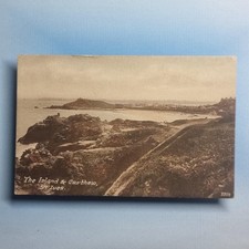 St Ives Postcard C1910 Cornwall The Island And Carthew