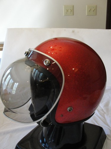 Vintage 1970 red metal - metal, flake