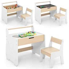 COSTWAY Kids Table and Chair