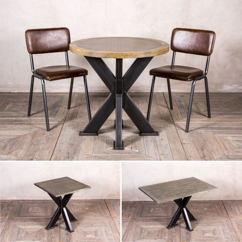 Bespoke zinc cafe table - bespoke,