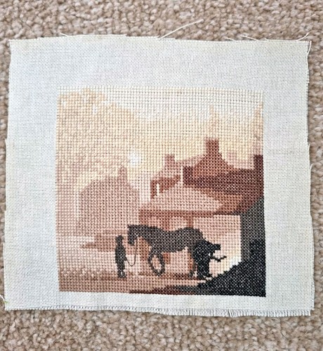 Needlepoint canvas square - needlepoint,