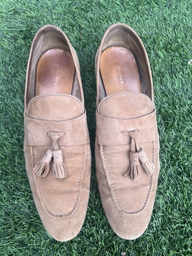 Tan suede zara - suede, loafers