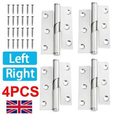 4Pcs Rising Butt Door Hinges