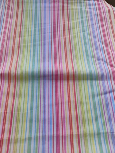 Candy stripe cotton material - candy,