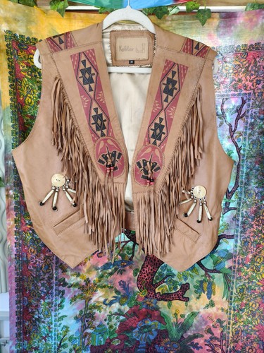 Kobler genuine leather fringed - leather,
