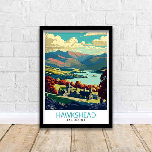 Hawkshead lake district travel - lake,
