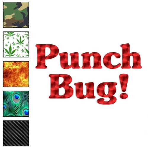 Punch bug funny - punch, vinyl