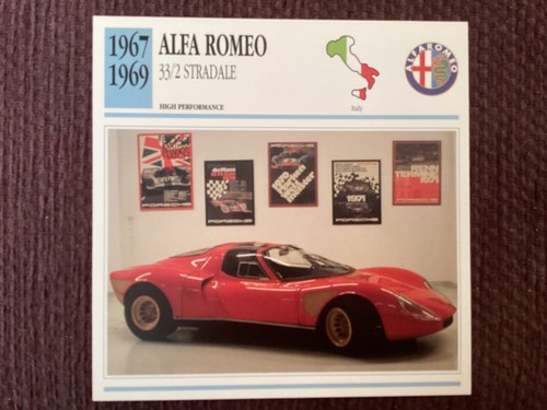 Alfa romeo stradale - alfa, 33/2