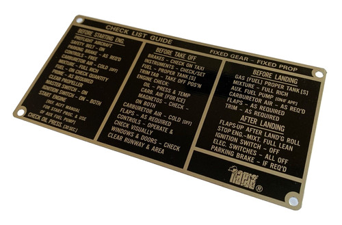 Check list for some single - for,