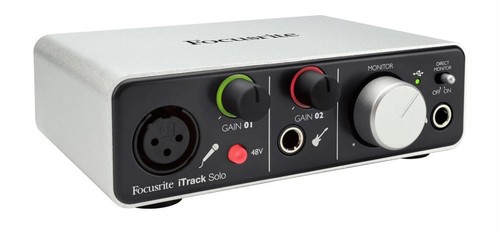 Focusrite itrack solo audio - solo,