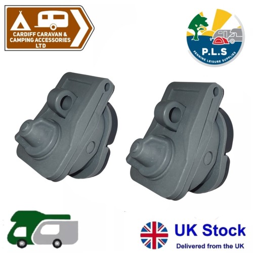 Caravan clamp awning pads - on,