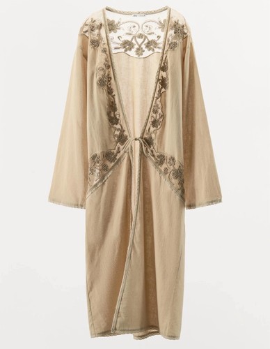 Zara long beaded embroidered - zara,