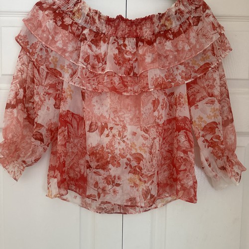 Zara floral off shoulder - floral,