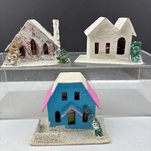Vintage christmas village - vintage,