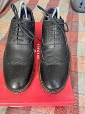 ted baker black leather oxford
