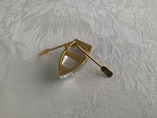Swarovski crystal Gold Tone memories Row Boat 176083 Designer: Anton Hirzinger 